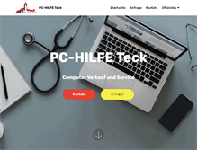 Tablet Screenshot of pc-hilfe-teck.de